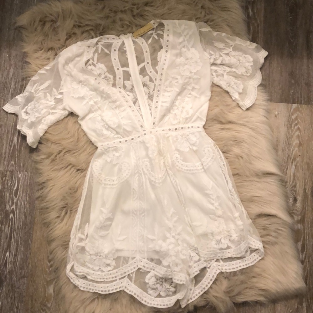 Lace romper